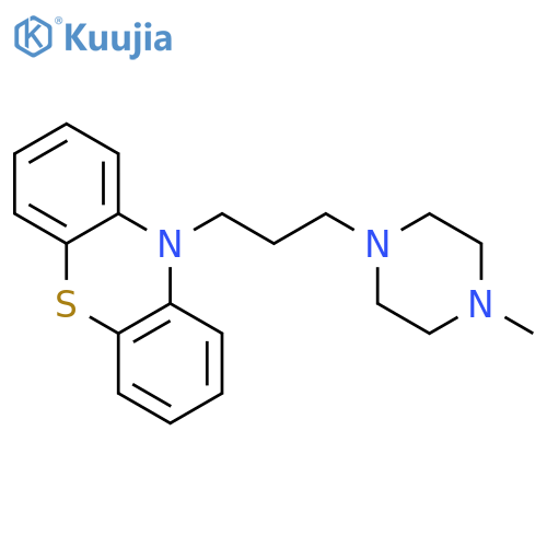 10H-Phenothiazine,10-[3-(4-methyl-1-piperazinyl)propyl]- structure