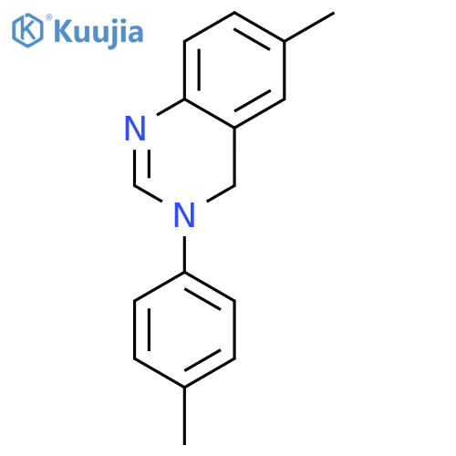 6-Methyl-3-(4-methylphenyl)-3,4-dihydroquinazoline structure