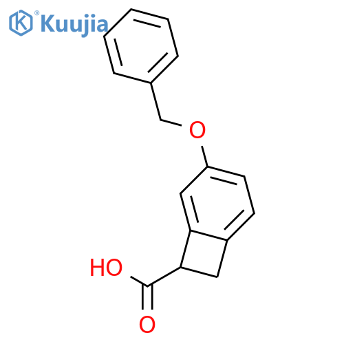 4-benzyloxybicyclo[4.2.0]octa-1,3,5-triene-7-carboxylic acid structure