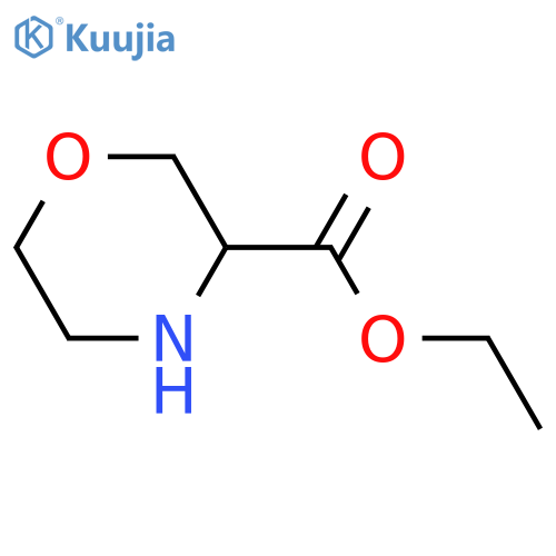 Ethyl morpholine-3-carboxylate structure