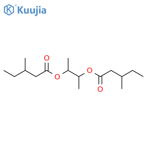 Pentanoic acid,3-methyl-, 1,2-dimethyl-1,2-ethanediyl ester (9CI) structure