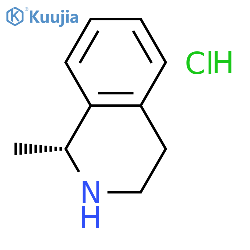 ISOQUINOLINE, 1,2,3,4-TETRAHYDRO-1-METHYL-, HYDROCHLORIDE, (R)- structure