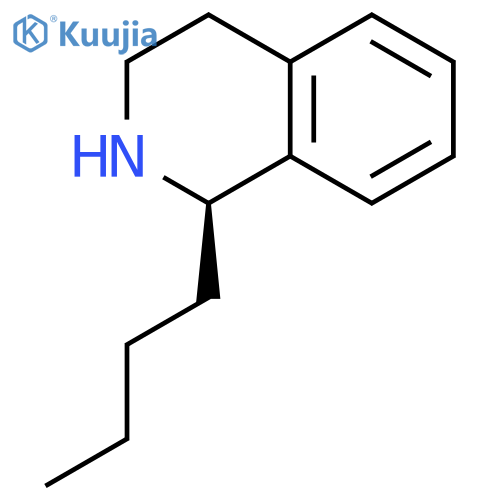 Isoquinoline, 1-butyl-1,2,3,4-tetrahydro-, (R)- structure