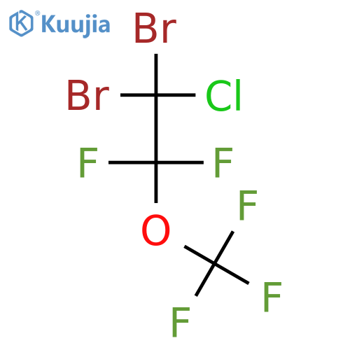 Ethane, 1,1-dibromo-1-chloro-2,2-difluoro-2-(trifluoromethoxy)- structure