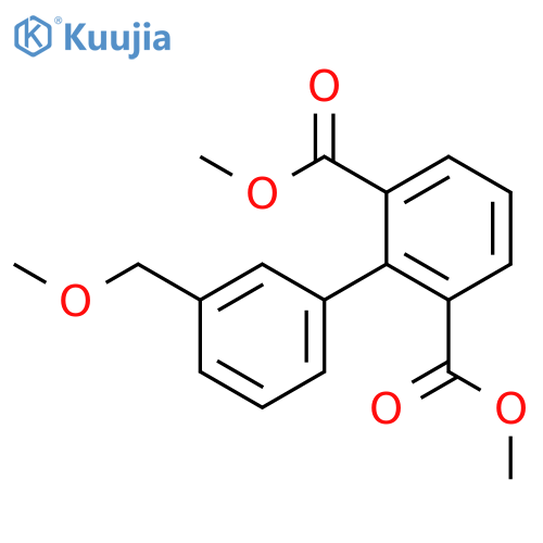 [1,1'-Biphenyl]-2,6-dicarboxylic acid, 3'-(methoxymethyl)-, dimethyl ester structure