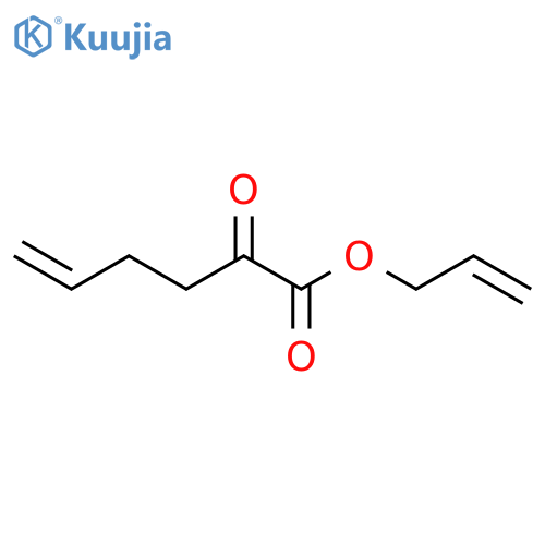 5-Hexenoic acid, 2-oxo-, 2-propenyl ester structure