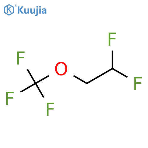 1,1-Difluoro-2-(trifluoromethoxy)ethane structure