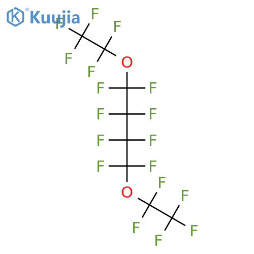 Butane, 1,1,2,2,3,3,4,4-octafluoro-1,4-bis(pentafluoroethoxy)- structure