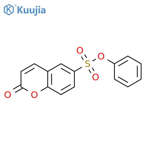 phenyl 2-oxo-2H-chromene-6-sulfonate structure