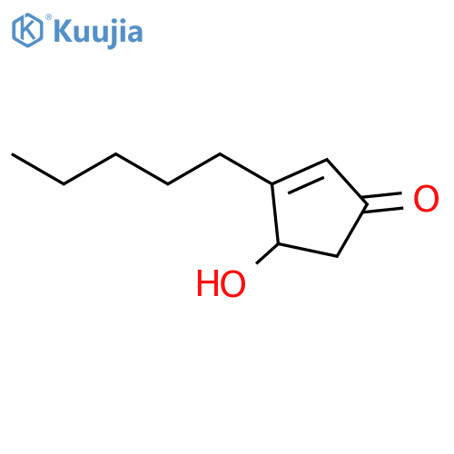 2-CYCLOPENTEN-1-ONE, 4-HYDROXY-3-PENTYL- structure