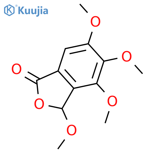 1(3H)-ISOBENZOFURANONE, 3,4,5,6-TETRAMETHOXY- structure