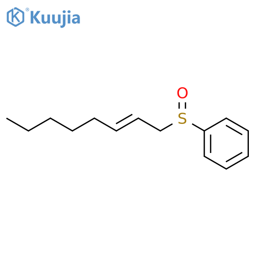 (Oct-2-ene-1-sulfinyl)benzene structure