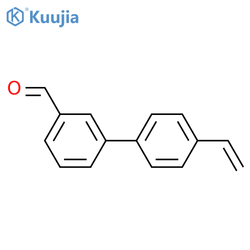 3-(4-ethenylphenyl)benzaldehyde structure