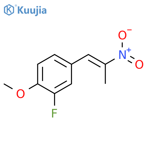 Benzene, 2-fluoro-1-methoxy-4-(2-nitro-1-propenyl)- structure