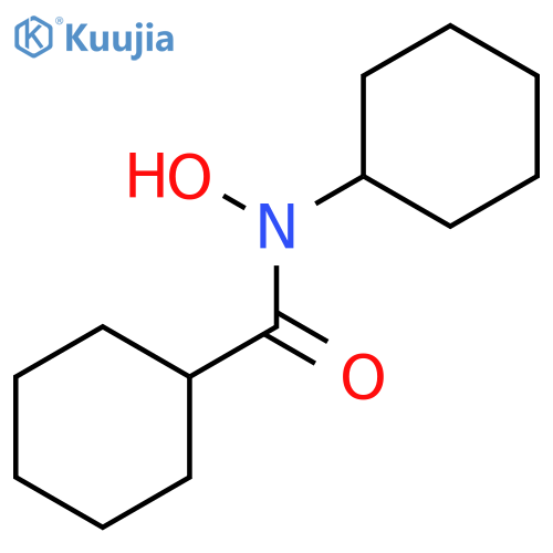 CYCLOHEXANECARBOXAMIDE, N-CYCLOHEXYL-N-HYDROXY- structure