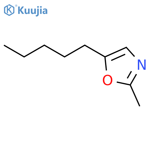 OXAZOLE, 2-METHYL-5-PENTYL- structure