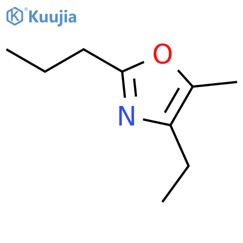 Oxazole, 4-ethyl-5-methyl-2-propyl- structure