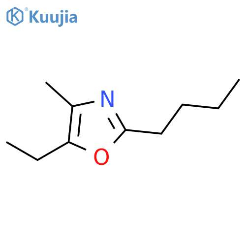 Oxazole, 2-butyl-5-ethyl-4-methyl- structure