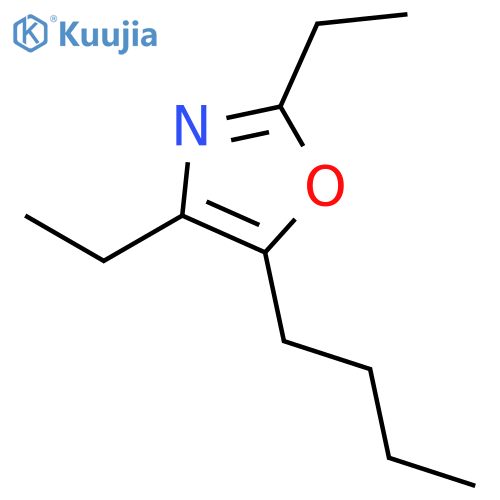 OXAZOLE, 5-BUTYL-2,4-DIETHYL- structure