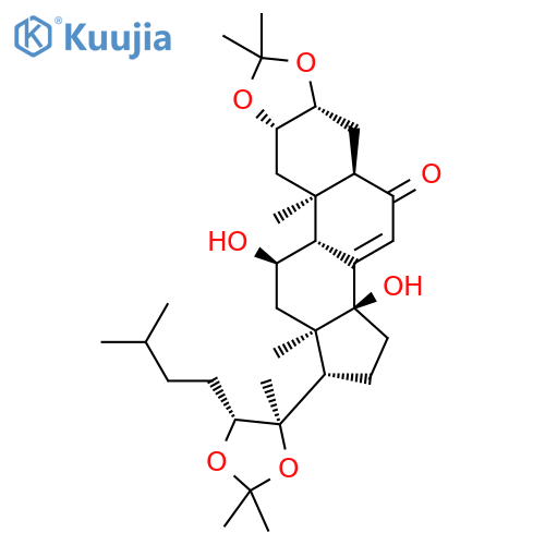 ajugasterone C 2,3;20,22-diacetonide structure