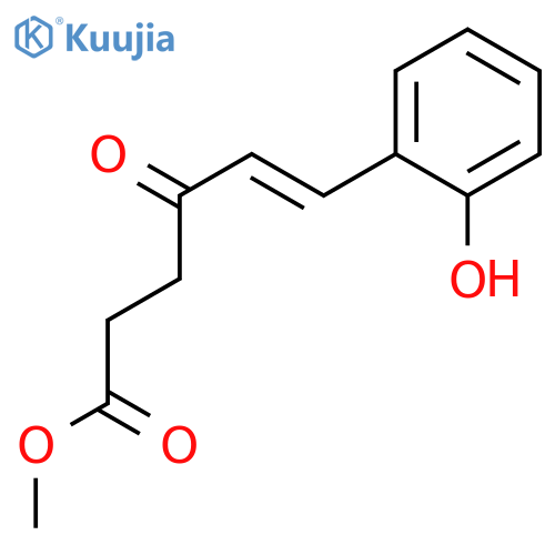 5-Hexenoic acid, 6-(2-hydroxyphenyl)-4-oxo-, methyl ester, (E)- structure
