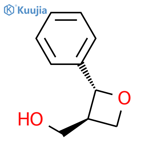 3-Oxetanemethanol, 2-phenyl-, trans- structure