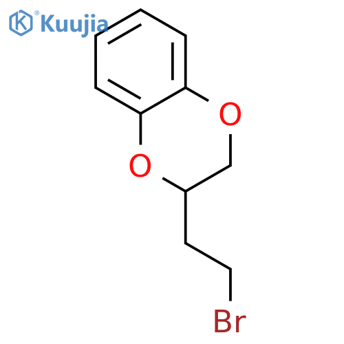 2-(2-bromoethyl)-2,3-dihydro-1,4-benzodioxine structure