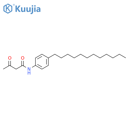 Butanamide,N-(4-dodecylphenyl)-3-oxo- structure