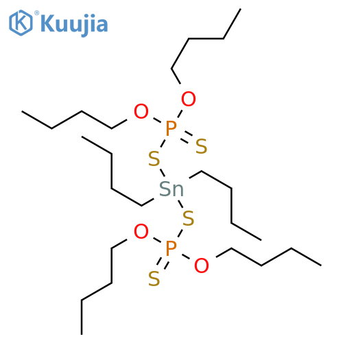5,11-Dioxa-7,9-dithia-6,10-diphospha-8-stannapentadecane,6,10-dibutoxy-8,8-dibutyl-, 6,10-disulfide (9CI) structure