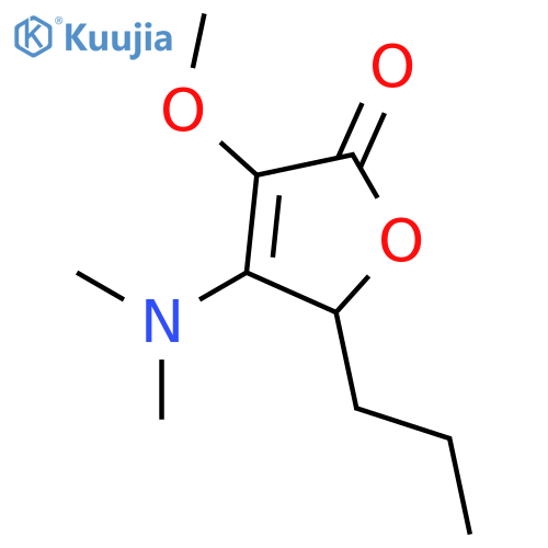 2(5H)-FURANONE, 4-(DIMETHYLAMINO)-3-METHOXY-5-PROPYL- structure