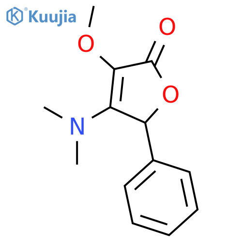 2(5H)-Furanone, 4-(dimethylamino)-3-methoxy-5-phenyl- structure