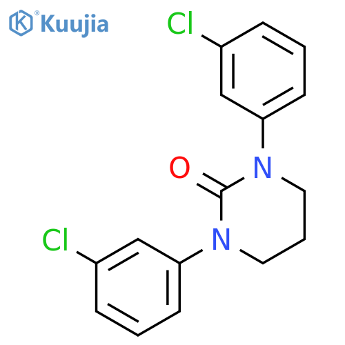 2(1H)-Pyrimidinone, 1,3-bis(3-chlorophenyl)tetrahydro- structure