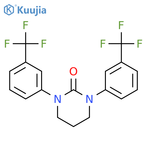 2(1H)-Pyrimidinone, tetrahydro-1,3-bis[3-(trifluoromethyl)phenyl]- structure