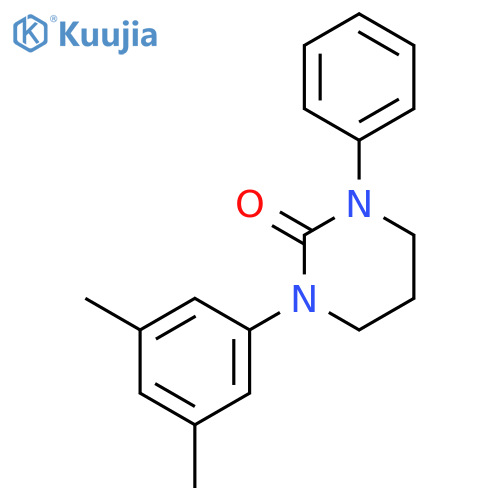 2(1H)-PYRIMIDINONE, 1-(3,5-DIMETHYLPHENYL)TETRAHYDRO-3-PHENYL- structure