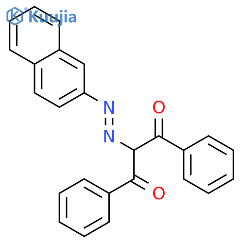 1,3-PROPANEDIONE, 2-(2-NAPHTHALENYLAZO)-1,3-DIPHENYL- structure