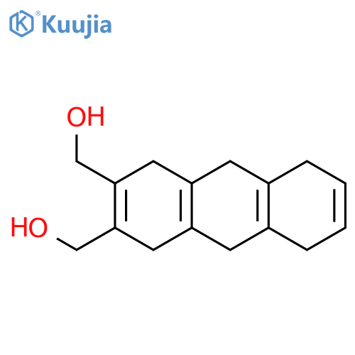 2,3-Anthracenedimethanol, 1,4,5,8,9,10-hexahydro- structure