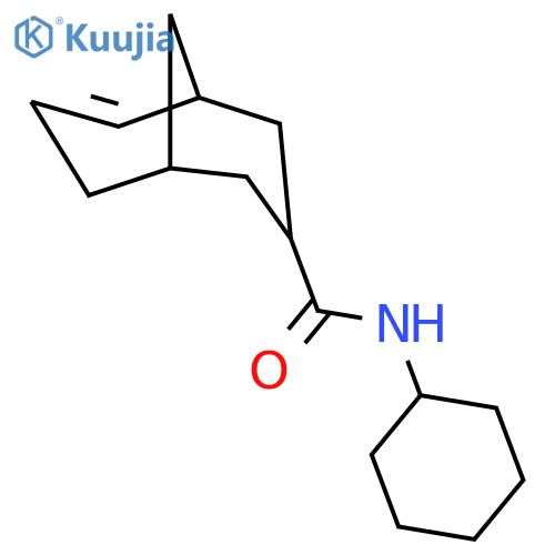 BICYCLO[3.3.1]NON-6-ENE-3-CARBOXAMIDE, N-CYCLOHEXYL- structure