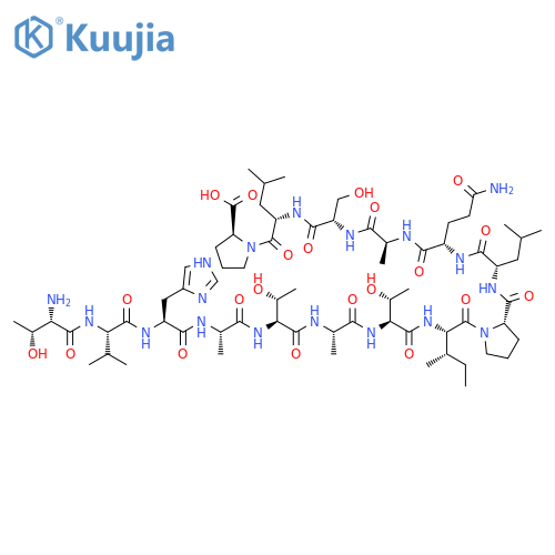 L-Proline,L-threonyl-L-valyl-L-histidyl-L-alanyl-L-threonyl-L-alanyl-L-threonyl-L-isoleucyl-L-prolyl-L-leucyl-L-glutaminyl-L-alanyl-L-seryl-L-leucyl- structure