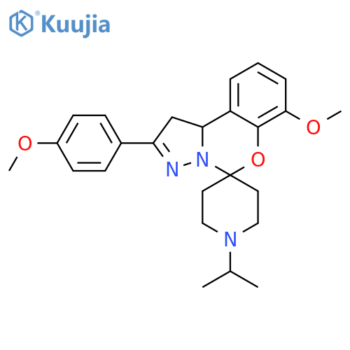 10'-methoxy-4'-(4-methoxyphenyl)-1-(propan-2-yl)-8'-oxa-5',6'-diazaspiropiperidine-4,7'-tricyclo7.4.0.0^{2,6}tridecane-1'(9'),4',10',12'-tetraene structure