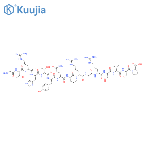 L-Proline,glycyl-L-threonyl-L-arginyl-L-histidyl-L-threonyl-L-tyrosyl-L-glutaminyl-L-leucyl-L-arginyl-L-alanyl-L-arginyl-L-seryl-L-valyl-L-seryl- structure