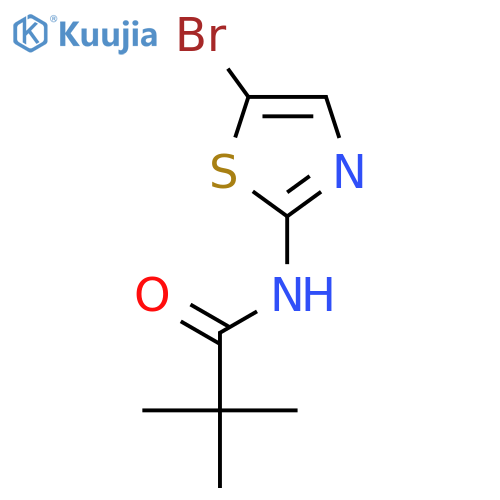 N-(5-Bromo-1,3-thiazol-2-yl)-2,2-dimethylpropanamide structure