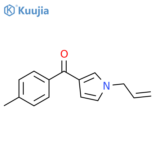 Methanone, (4-methylphenyl)[1-(2-propenyl)-1H-pyrrol-3-yl]- structure
