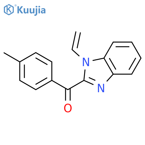Methanone, (1-ethenyl-1H-benzimidazol-2-yl)(4-methylphenyl)- structure