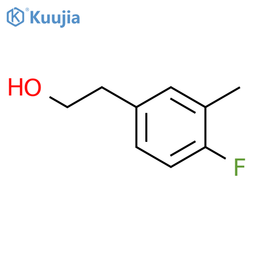 2-(4-fluoro-3-methylphenyl)ethan-1-ol structure