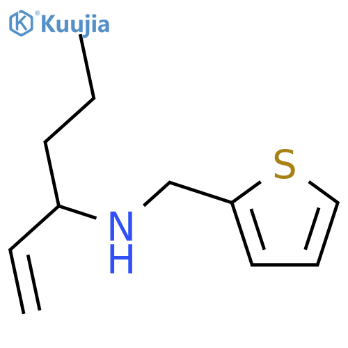 2-Thiophenemethanamine, N-(1-ethenylbutyl)-, (+)- structure