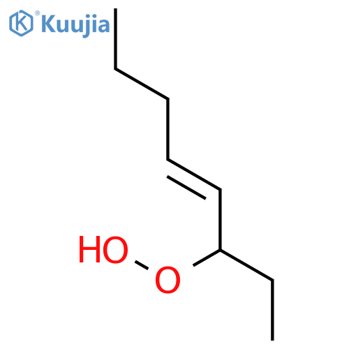 Hydroperoxide, 1-ethyl-2-hexenyl structure