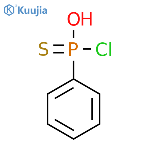 Phosphonochloridothioic acid, phenyl- structure