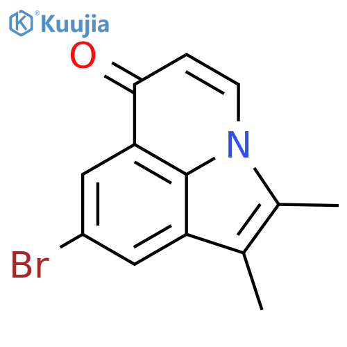 6H-PYRROLO[3,2,1-IJ]QUINOLIN-6-ONE, 8-BROMO-1,2-DIMETHYL- structure
