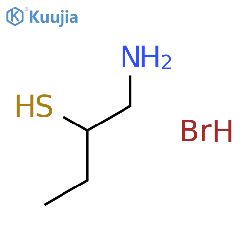 2-BUTANETHIOL, 1-AMINO-, HYDROBROMIDE structure