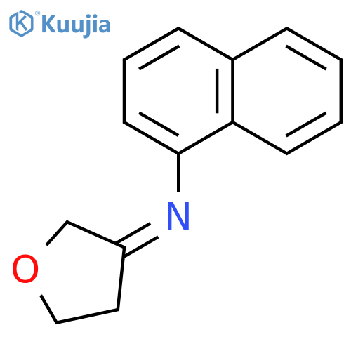 1-Naphthalenamine, N-(dihydro-3(2H)-furanylidene)- structure